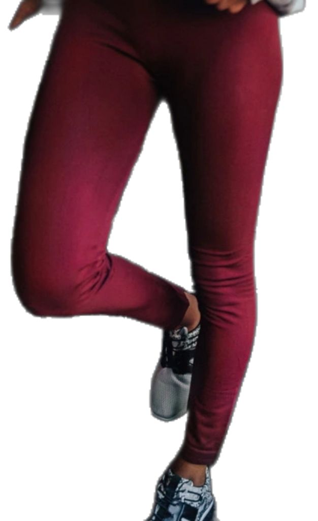 Casual Burgundy Pants For Fall, Red Stretch Full Length Sweatpants, Red Stretch Full-length Sweatpants, Trendy Red Non-stretch Leggings, Trendy Non-stretch Red Leggings, Trendy Burgundy Bottoms For Winter, Fitted Burgundy Winter Bottoms, Trendy Red Full-length Leggings, Trendy Full Length Red Leggings