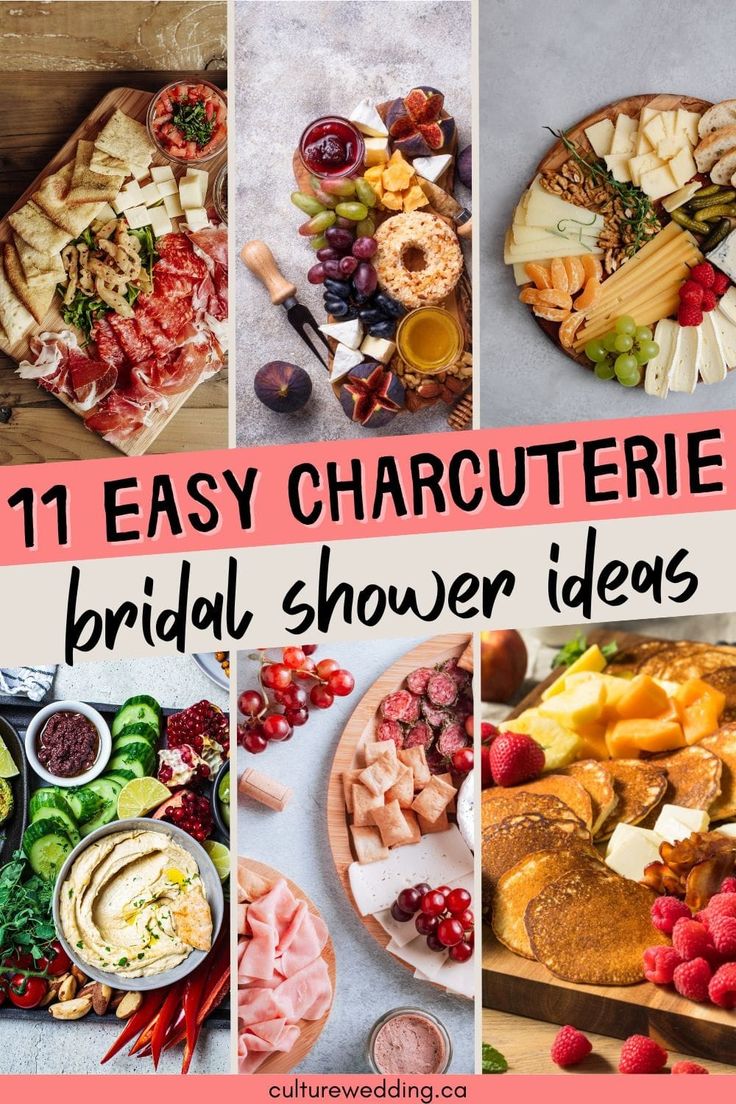 the 11 easy charcuterie bridal shower ideas