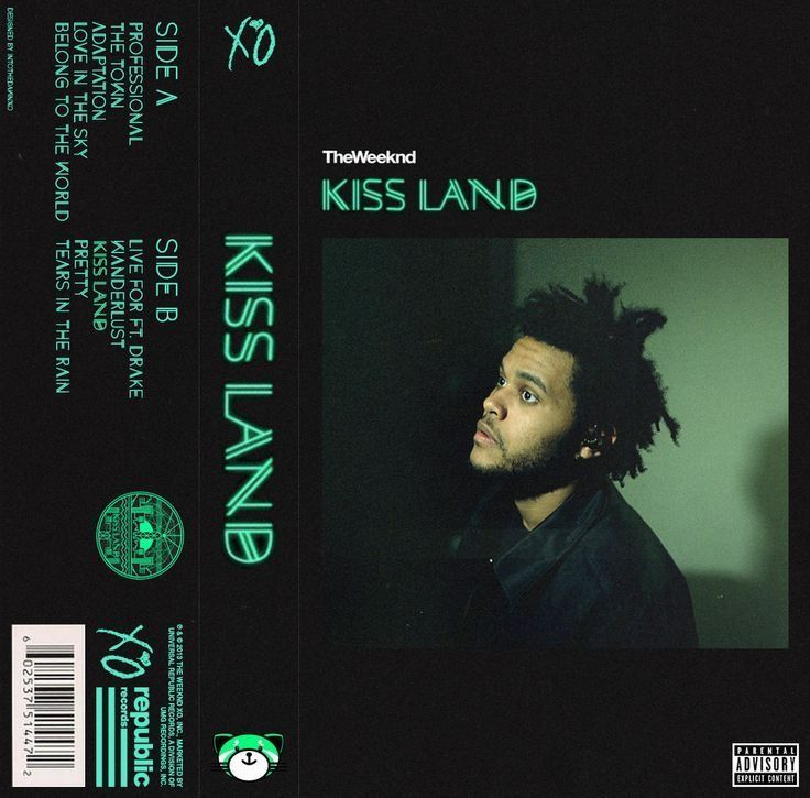 the label for kiss lanb's new album is shown in green and black