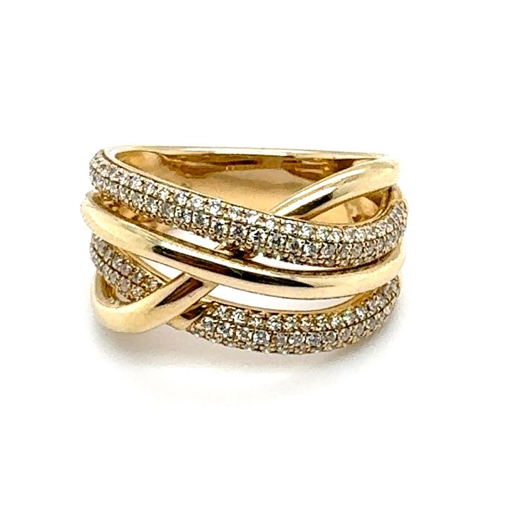 Introducing our radiant Diamond Pave Setting 14K Yellow Gold Fancy Ring--a masterpiece of sophistication and style! Meticulously crafted with attention to detail, this stunning piece features a dazzling array of diamonds set in pave, creating a mesmerizing sparkle that embodies luxury. Set in lustrous 14K yellow gold, this ring exudes timeless elegance and charm. Its intricate design and impeccable craftsmanship make it a true statement piece, perfect for any occasion. Whether worn as a symbol of love or to elevate everyday attire, our Diamond Pave Setting 14K Yellow Gold Fancy Ring is sure to captivate admirers and add a touch of glamour to your look. Discover unparalleled elegance on Etsy today and elevate your jewelry collection with this exquisite piece! Metal: 14K Yellow Gold Diamond: Sparkling Yellow Gold Diamond Ring For Formal Occasions, Formal Yellow Gold Sparkling Diamond Ring, Formal Sparkling Yellow Gold Diamond Ring, Glamorous Sparkling Diamond Ring For Formal Occasions, Luxury Sparkling White Gold Diamond Ring, Sparkling Diamond Rings In Yellow Gold, Diamond Rings In Yellow Gold With Sparkling Details, Dazzling Diamond Ring With Pave Setting, Yellow Gold Diamond Rings With Sparkling Details