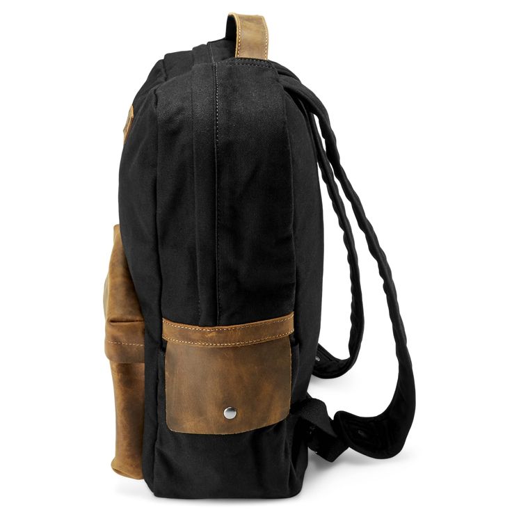 * Adjustable shoulder straps
 * Lined interior protects your stuff 
 * Designated spot for your laptop Functional Leather Backpack With Canvas Lining, Canvas Softback Backpack For Outdoor, Outdoor Canvas Softback Backpack, Casual Cotton Adventure Bags, Casual Cotton Bags For Adventure, Functional Backpack With Canvas Lining, Practical Waxed Canvas Backpack For Travel, Practical Waxed Canvas Travel Backpack, Canvas Backpack For Outdoor Activities