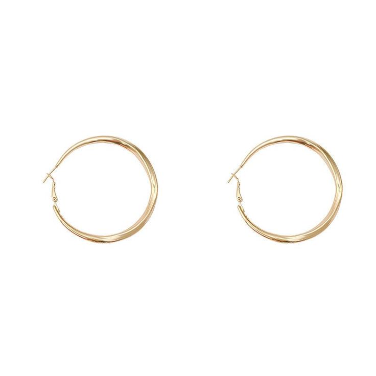 Val Vintage Hoops - Gold Hill Luxe Luxury Tarnish Resistant Round Jewelry, Luxury Gold Plated Tarnish-resistant Hoop Earrings, Gold Hill, Vintage Gold Earrings, Circle Jewelry, Silver Water, Chunky Hoop Earrings, Big Hoop Earrings, Hoops Earrings