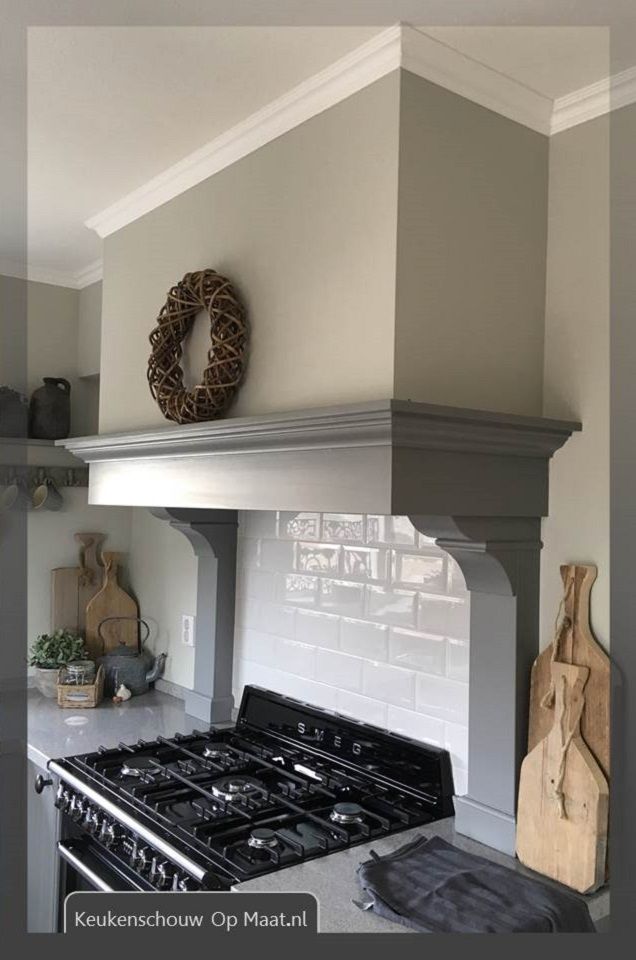 a stove top oven sitting inside of a kitchen