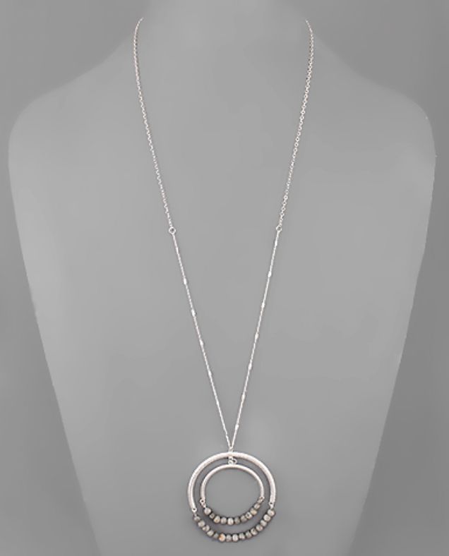 Use this necklace to add a little something extra to your outfit! Super cute circle style, can be worn alone or layered! Comes in 2 different colors! Stone Texture, Circle Necklace, Your Outfit, Chic Boutique, Holiday Specials, Special Events, Different Colors, Silver Necklace, Super Cute