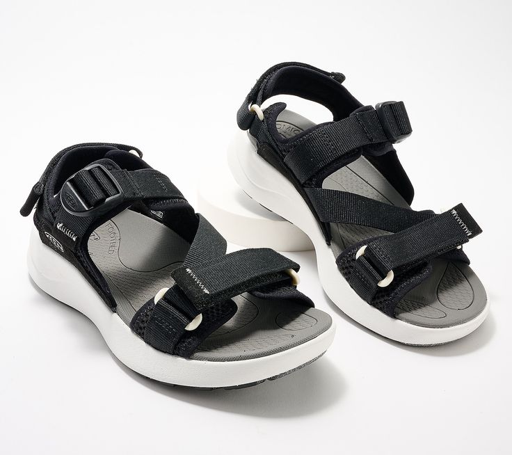 Take on those warm-weather adventures in style with these sport sandals. They'll stay securely on your foot as you take walks in the woods or stroll through city streets. From KEEN. Summer Sport Sandals With Cushioned Footbed For Walking, Comfortable Sport Sandals For Summer Walking, Comfortable Summer Sport Sandals For Walking, Breathable Open Toe Sport Sandals For Walking, Breathable Sandals For Walking, Waterproof Open Toe Sport Sandals For Walking, Breathable Open Toe Sandals For Walking, Black Sport Sandals For Summer Walking, Sporty Open Toe Sandals For Walking