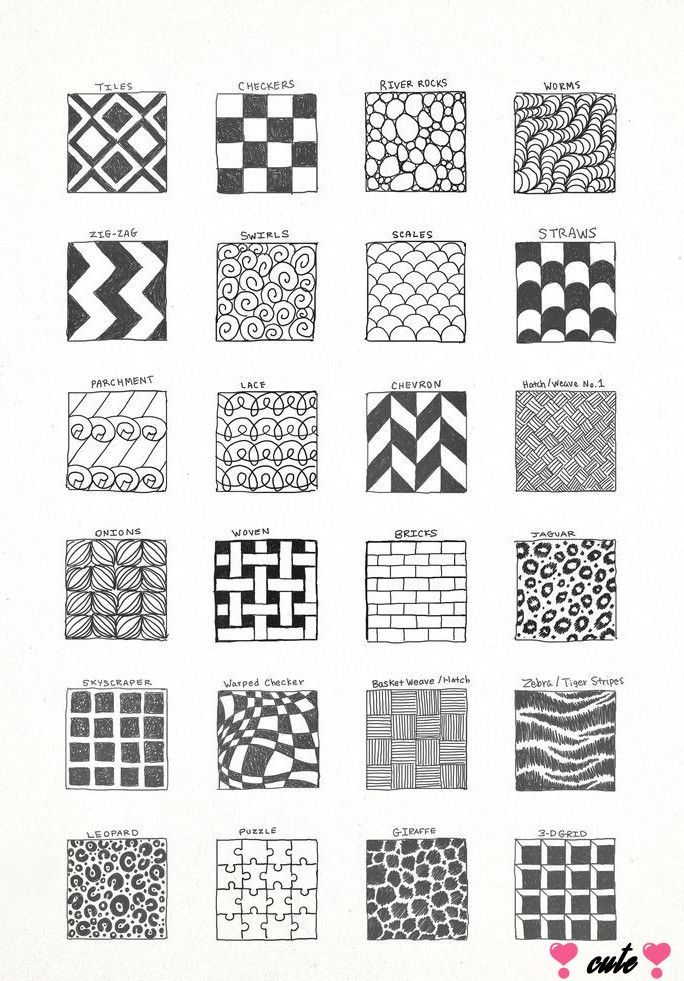 an image of different types of tile patterns