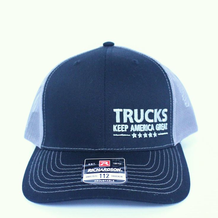 Trucks Keep America Great Hats Richardson Snapback Trucker Hats in Pink, Black, Gray: 'Trucks Keep America Great' for true truck lovers. Richardson 112 Snapback trucker hat Mesh backing high quality embroidered Size- Snapback adjustable size Colors- Pink, Gray, and Black Gray Trucker Cap, Gray Trucker Baseball Cap With Flat Bill, Trucker Snapback Hat With Curved Bill, Trucker Style Snapback Baseball Cap, Gray Trucker Hat One Size, Black Trucker Dad Hat With Curved Bill, Adjustable Trucker Baseball Cap, Adjustable Trucker Hat, Trucker Baseball Cap With Curved Brim