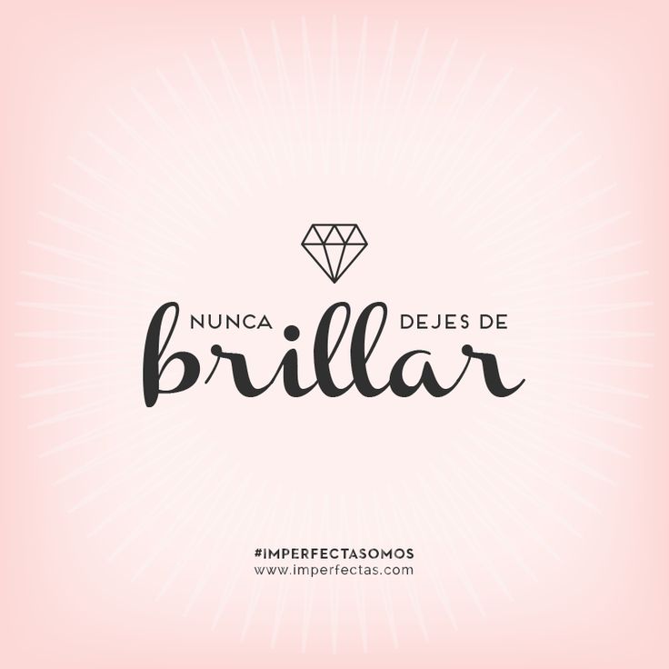 a pink background with the words brillar and a diamond