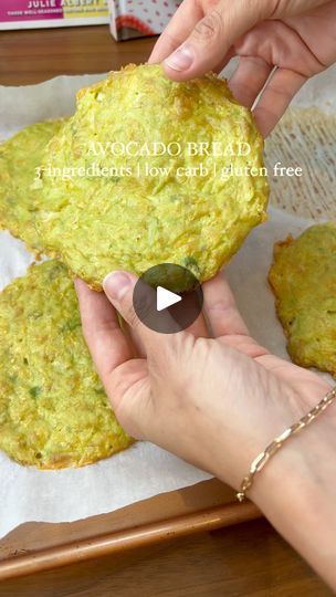 113K views · 15K reactions | Yes, this is AVOCADO 🥑 turned BREAD 🍞 3-ingredients later and you have yourself the most delicious avocado bread. You’re going to have to trust me on this one! Tag a friend and follow @healthyu_dietitian for more! 

Want this recipe? Comment ‘AVO’ and I will DM it to you! This way, you will be able to save, download and PRINT the recipe. 

Avocado Bread (makes 4 wraps):
2 avocados 🥑 
2 eggs 🥚 
1 cup cheese 🧀 
Bake 425F x 25-35 minutes 

Ricotta Whip:
1 1/2 cups ricotta cheese 
Juice and zest from 1 lemon 🍋 
1 tbsp olive oil 
1 garlic clove
1/4 tsp salt and pepper 
Toppings: 1 tsp honey, green onions, 1 tsp Everything Spice 
Blend ricotta mixture, add toppings and serve! 

ENJOY! I would love for you to try this one, make sure to tag me if you do!

p.s. th Low Card Desserts, Gina Livy, Gluten Free Fast Food, Avocado Bread, Scd Diet, Cooking Bread, Healthy Drinks Smoothies, Garlic Clove, Keto Foods