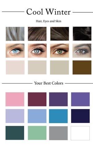 My Color Palette Quiz, Color Palette Quiz, Personal Color Palette, Winter Skin Tone, True Winter Color Palette, Cool Winter Color Palette, My Color Palette, Color Quiz, Winter Color Palette