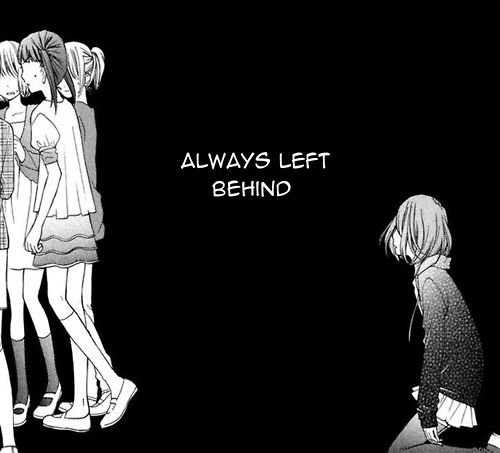 two girls standing next to each other in front of a black background with the words always left behind