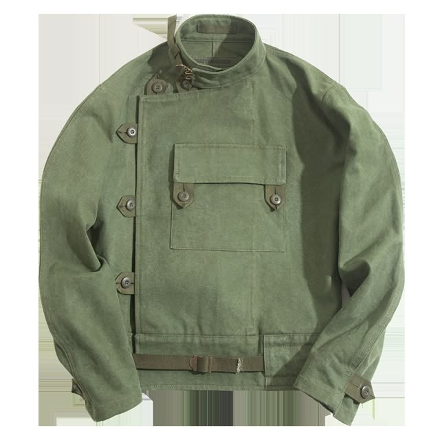 Green Jacket Men, Military Motorcycle, Stand Collar Coat, Motorcycle Men, Motorcycle Jacket Mens, Army Green Jacket, Retro Jacket, Green Retro, Mens Workwear