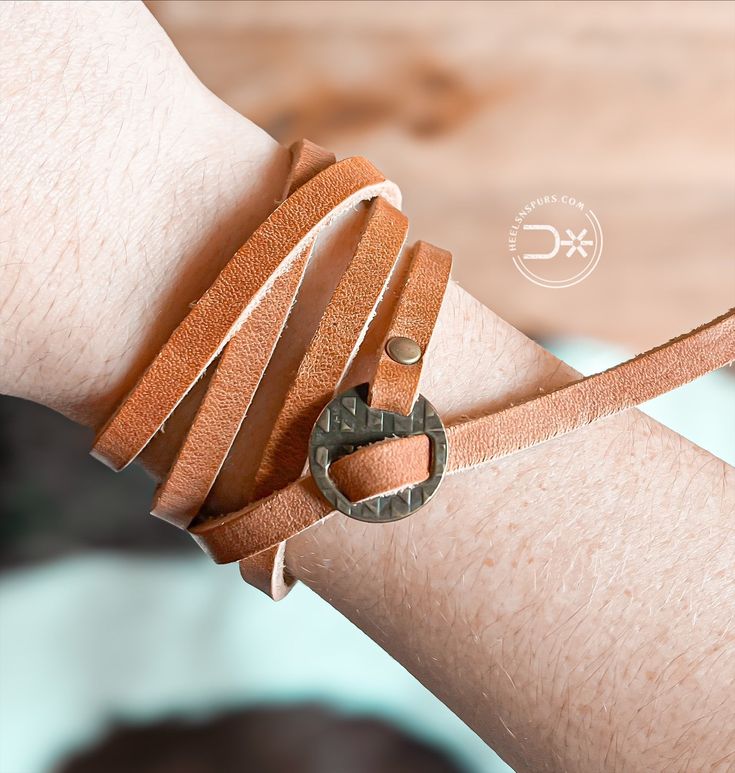 So cute! Brown Adjustable Band Bracelet Jewelry, Adjustable Brown Wrap Bracelet For Everyday, Chic Handmade Bracelets As Gift, Vintage Brown Everyday Bracelets, Casual Brown Bracelet Jewelry, Everyday Brown Hand Wrapped Bracelets, Trendy Everyday Hand Wrapped Jewelry, Everyday Vintage Brown Bracelets, Trendy Hand Wrapped Jewelry