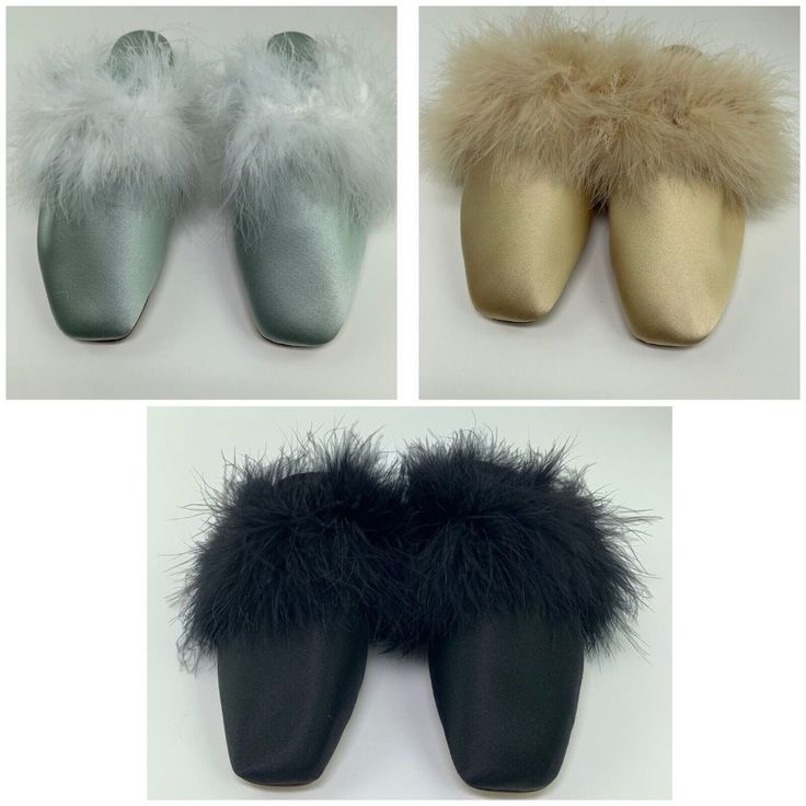 Sleeper Manon Mules Silk Blend Detachable Feathers Trim Sleek And Versatile ‘Manon’ Mules Are Adorned With Removable Feathers That Allow You To Easily Transform Them From Party Shoes Into Comfy House Slippers. The Pair Comes In Three Colors: Black Mules With Matching Feathers, Mint Mules With White Feathers, And Champagne With Caramel Feathers Brand: Sleeper Color: Mint, Black And Champagne Size Available: 6,7, 8, 9, 10, 11, 12 Sleeper Shoes, Silk Slippers, Comfy House, Black Mules, White Feathers, House Slippers, Party Shoes, Three Color, Mule Clogs