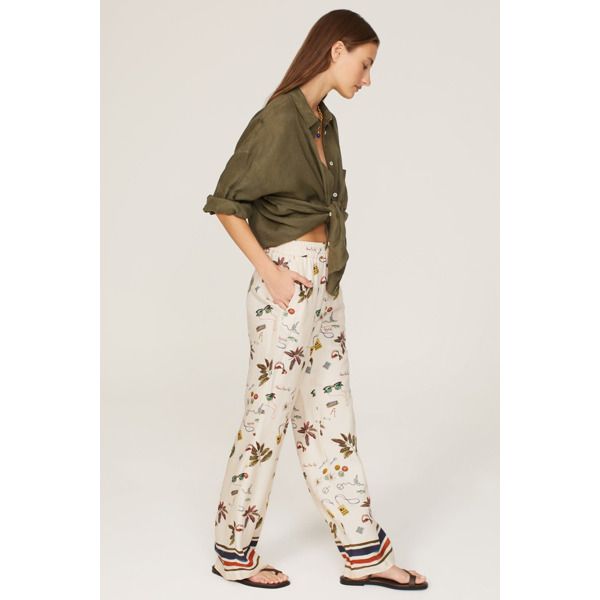 Multicolored printed satin (65% Viscose (Lenzing‚Ñ¢ Ecovero‚Ñ¢), 35% Viscose). Pants. Pull on. 29" inseam. 11" rise. Imported. Rent The Runway, Closet Designs, Scotch & Soda, Home Free, Scotch, Satin, Pants, Fashion Design, Trousers