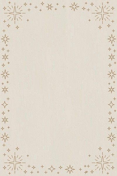 a white paper with gold stars on it