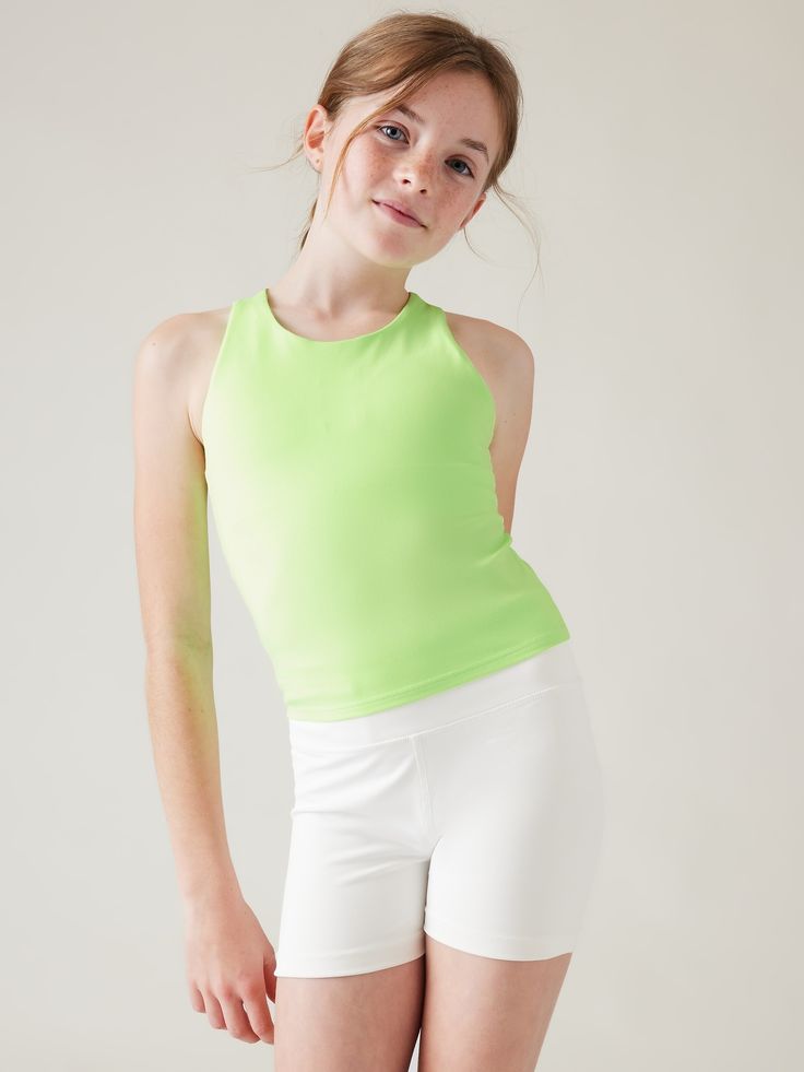 White Halter Neck Top For Sports, Green Racerback Tank Top For Training, Sporty Halter Top With Built-in Bra For Spring, Sporty Spring Halter Top With Built-in Bra, Playful Fitted Sports Top, Stretch Racerback Halter Top, Green Racerback Tank Top With Built-in Bra, Spring Sports Halter Top With Built-in Bra, Spring Yoga Halter Top