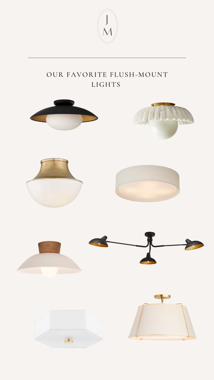 the different types of lamps are shown in this graphic style, including one light fixture and two