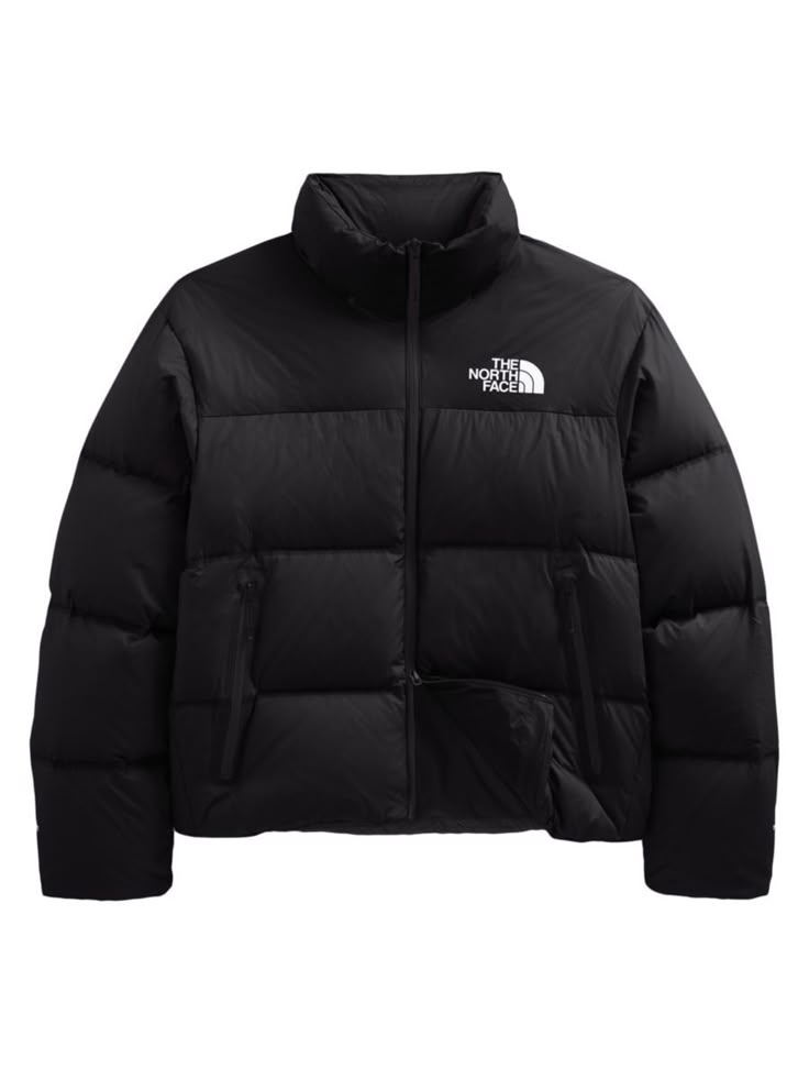 the north face black down jacket