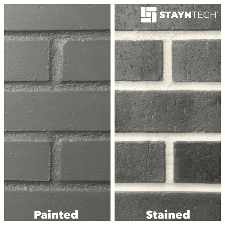 the same brick wall is shown in two different colors, one gray and one white