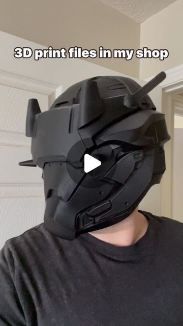 3d Printed Helmet, Tech Helmet, Mask 3d Print, Armour Design, Combat Helmet, Drone Design, Dead Space, Helmet Design, Put Together