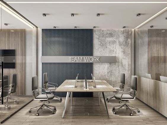 Conference Room Design Luxury, Interior Design Tips And Tricks, Meeting Room Design Office, Small Office Design Interior, Design Tips And Tricks, Conference Room Design, Meeting Room Design, Small Office Design, Office Design Inspiration