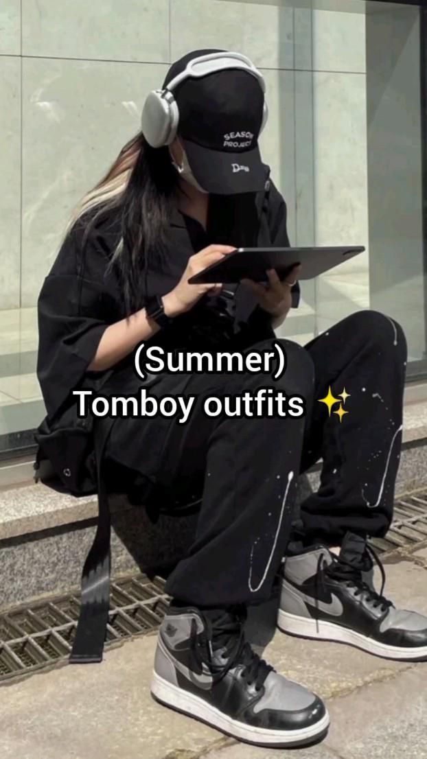 Shop  for women in a variety of styles, from casual to formal. #tomboy #tomboyfashion Boyish Outfits Tomboys, Tomboy Poses, Tomboy Fashion Summer, Tomboy Summer Outfits, Korean Tomboy Outfits, Summer Tomboy Outfits, Korean Tomboy, Casual Tomboy Outfits, Summer Tomboy