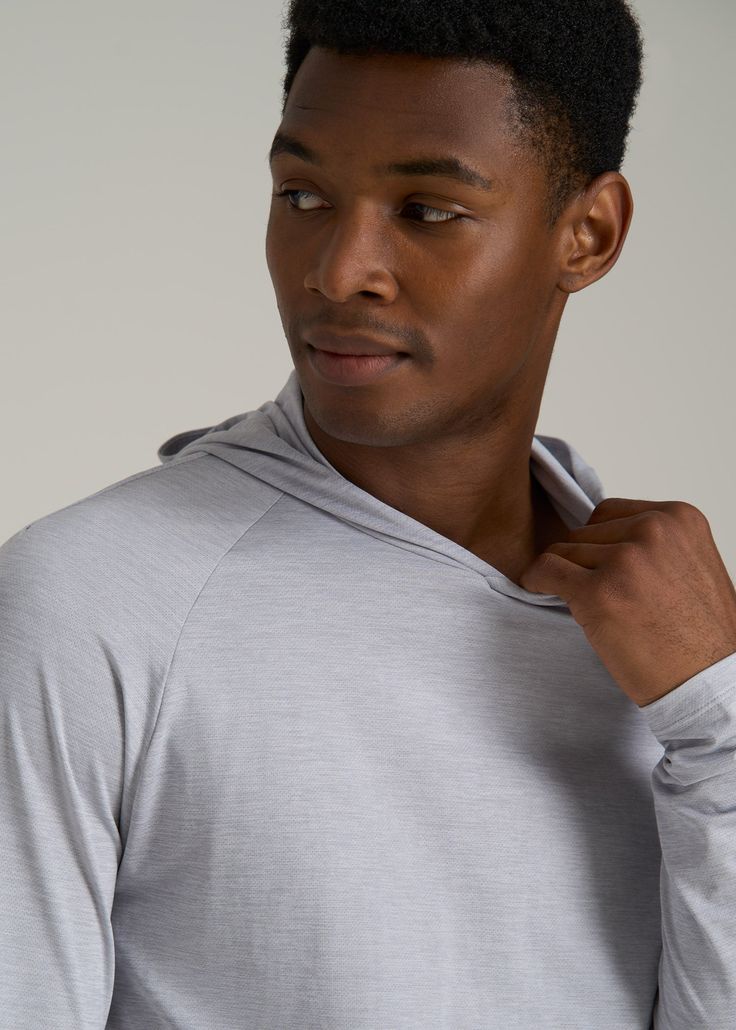 Power Through with Men's Tall Hoodies Your Ultimate Training Companion Our Men’s AT Performance Training Hoodie for tall men is more than just a hoodie; it's a testament to functionality and style. Designed for tall guys 6'3" to 7'1", it features moisture-wicking and quick-dry fabric, making it perfect for any workout where you're breaking a sweat. It's fully-lined interior and slimmer fit also make it a staple pick for resting up in your downtime.• Moisture-wicking and quick-dry fabric for opti Scrubs Dress, Athleisure Summer, Cozy Sleepwear, Performance Training, Tall Men, Tall Hoodies, Summer Lookbook, Fabric Making, Sports Blazer