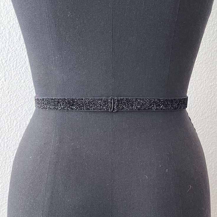 "Sparkle elastic belt with a silver circle rhinestone buckle. Available in 4 colors - 1/2\" (band width) - XS (25\") S (27\") M (29\") L (31\") XL (34\") waist band lengths - CUSTOM sizing available - Care: Dry clean only - Made in USA MORE BAND/ ELASTIC BELTS, https://www.etsy.com/shop/Melissavelia?section_id=27861496" Fitted Fabric Party Belt, Elegant Fitted Fabric Belt, Fitted Rhinestone Belts For Party, Adjustable Rhinestone Party Belts, Silver Fitted Belt For Party, Silver Fitted Belts For Party, Formal Belt, Glitter Belt, Formal Belts