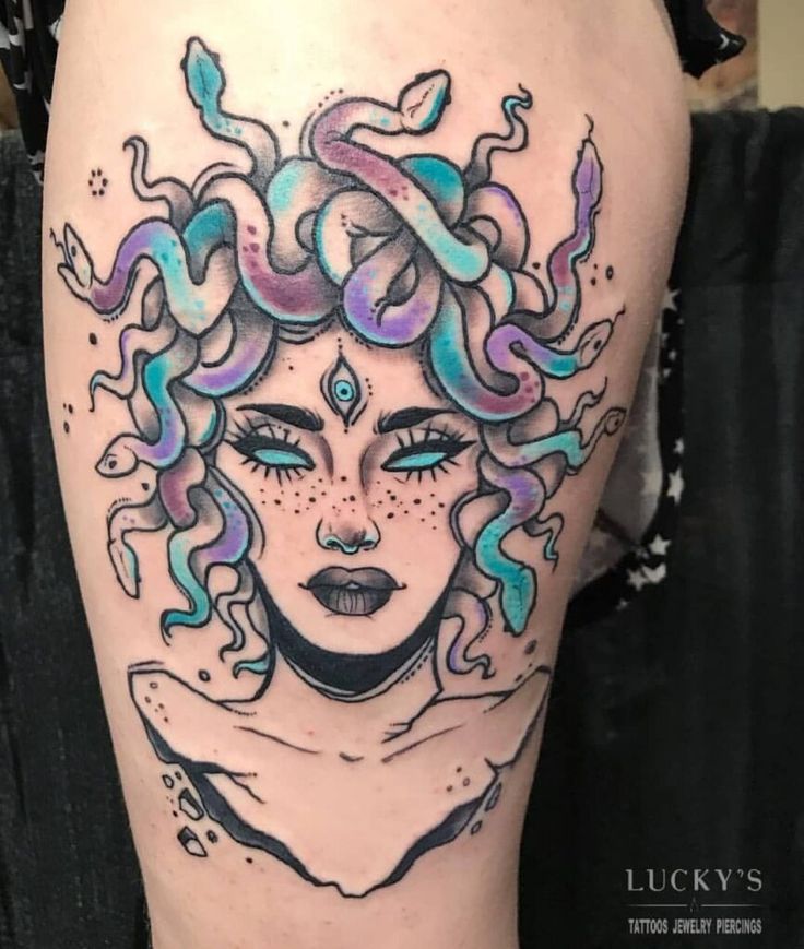 Small Wave Tattoo, Medusa Tattoo Design, African Tattoo, Kunst Tattoos, Theme Tattoo, Cat Tattoos, Medusa Tattoo, Tiny Tattoo, Waves Tattoo