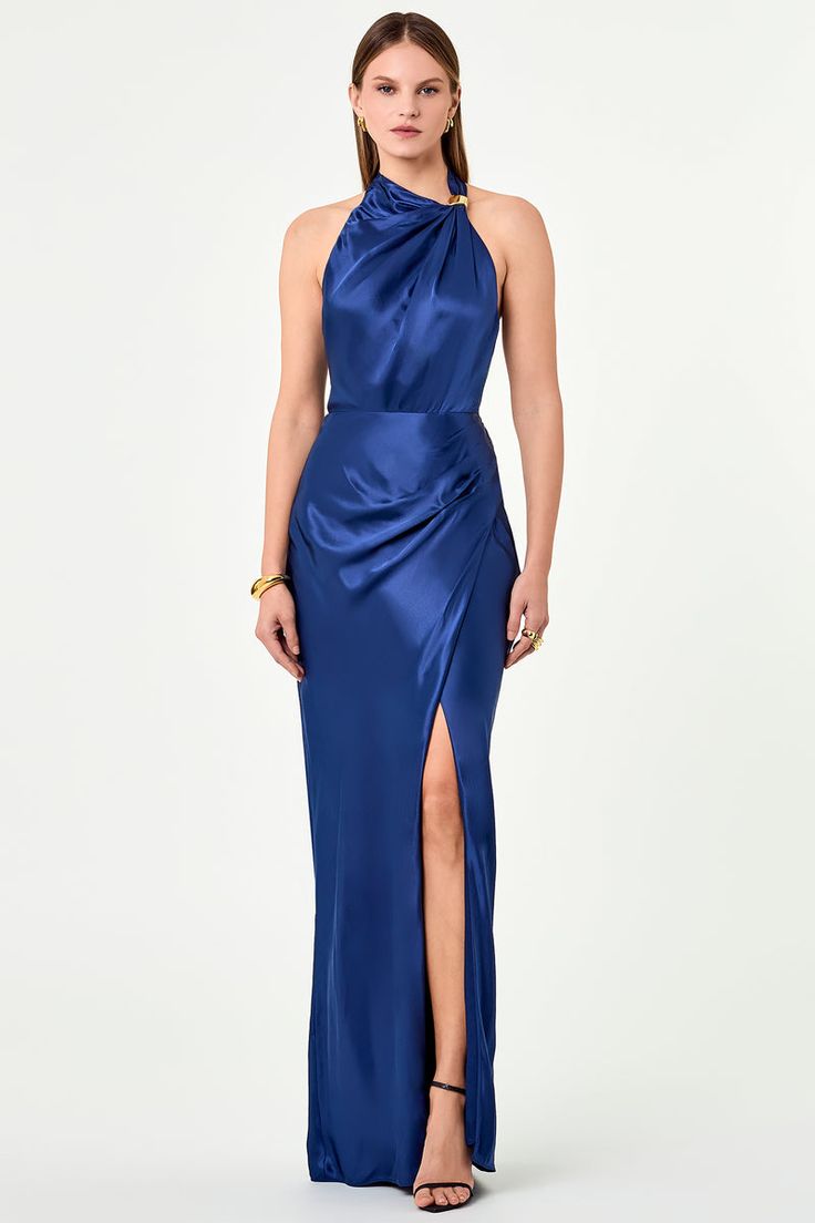 Dresses – NICHOLAS Formal Pre-draped Halter Neck Evening Dress, Pre-draped Halter Neck Evening Dress For Gala, Formal Pre-draped Halter Neck Maxi Dress, Formal Pre-draped Evening Dress With Back Opening, Elegant Evening Halter Neck Pre-draped Maxi Dress, Halter Neck Ruched Evening Dress, Pre-draped Halter Evening Dress, Pre-draped Halter Neck Maxi Dress For Evening, Ruched Halter Neck Evening Dress