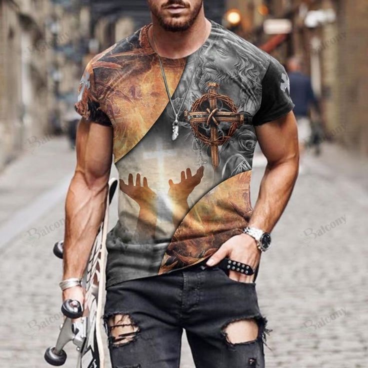 Jesus Classic T-Shirt 029 Fashion Shirts, Formal Business, New Wardrobe, Classic Shirt, Fashion Company, Mens Tank Tops, Dress Pants, Balcony, Tee Shirt