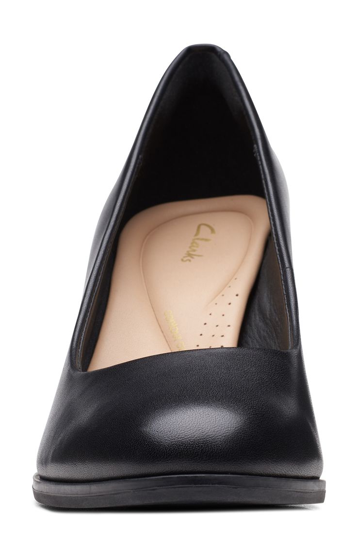 Keep your look sophisticated with this timeless round-toe pump crafted from smooth leather with a cushy footbed for comfort and support. 3" heel Cushioned footbed Leather upper and lining/rubber sole Imported Look Sophisticated, Round Toe Pumps, Leather High Heels, High Leg Boots, Court Shoes, Go Out, Karl Lagerfeld, Women's Pumps, Emporio Armani