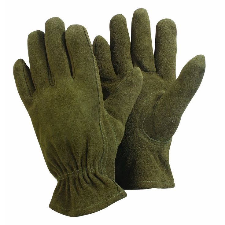 Leather Gardening Gloves, Gardening Outfit, Gardening Gloves, Work Gloves, Olive Color, Outdoor Wear, Velcro Straps, Leather Gloves, Leather Glove