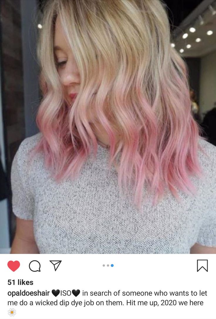 Pink Hair Ends Blondes, Blonde Hair Dipped Ends, Underneath Dyed Hair Pink Blonde, Short Hair With Pink Tips, Blond With Pink Tips, Bob With Pink Tips, Pink Ombre Blonde Hair, Blonde Hair Dip Dyed, Blonde Highlights With Pink Tips