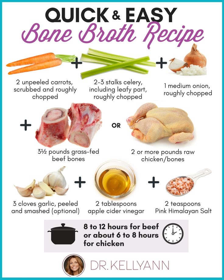 an info sheet with instructions on how to make bone broth for dogs and cats