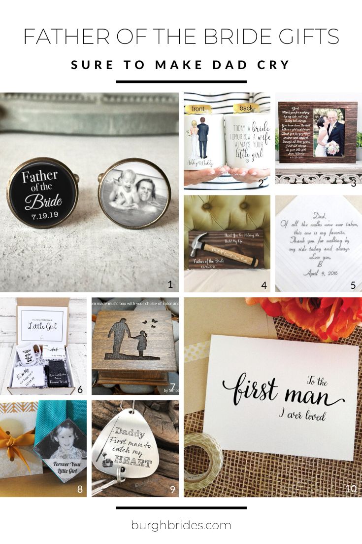 father of the bride gifts that are sure to make his day memorable and personalized