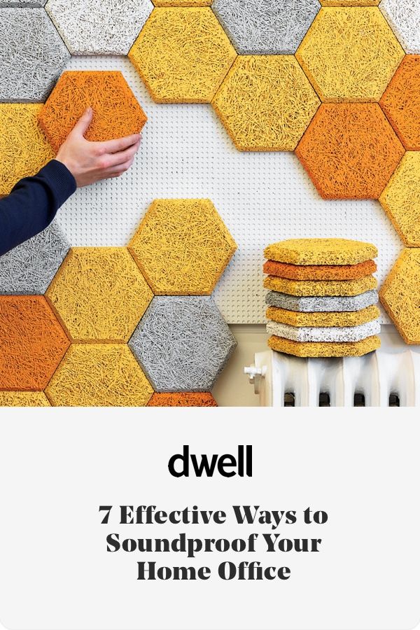 the cover of dwell's 7 effective ways to soundproof your home office