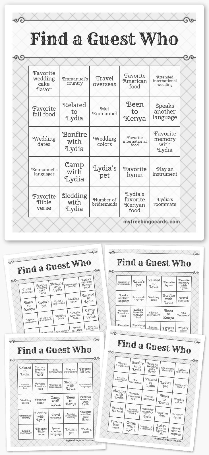 a printable game with words and pictures for the word find who is on it