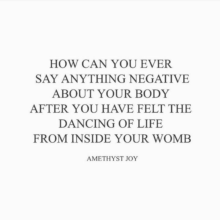 an image with the words how can you ever say anything negative about your body?