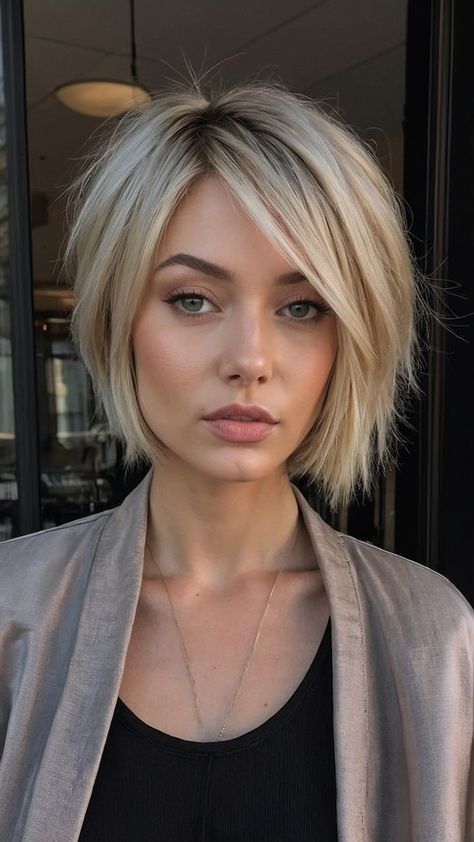 #BEAUTY ,#REALATIONSHIPS #Fashion #Outfits #Summer Outfits #Animals Layered Bob Hairstyles Straight, Layered Short Haircuts For Fine Hair, Fall Short Hair 2024, Short Bob With Long Layers, Layered Hair Short Straight, Short Layerd Bob, Haircuts For Fine Thick Hair, Fine Hair Bobs, Short Hair Cuts For Women Fall 2024