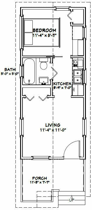 the floor plan for a small house