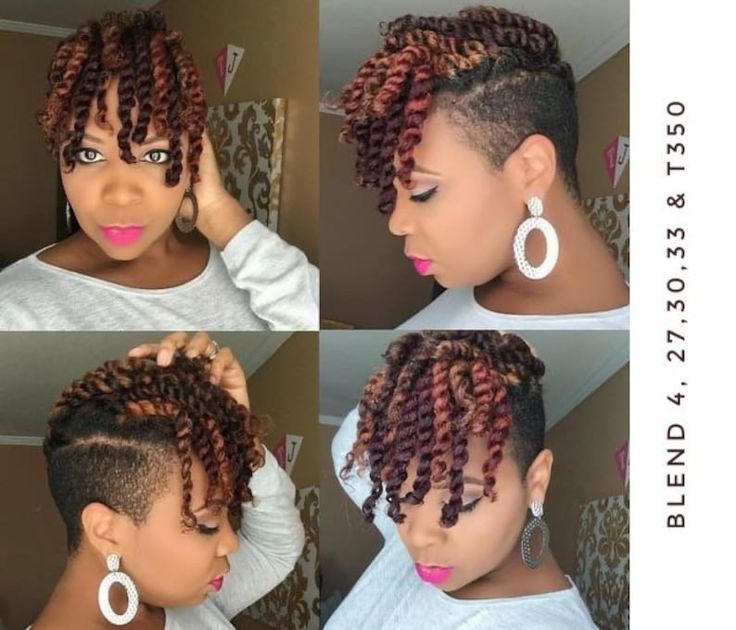 Braids With Shaved Sides, Shaved Side Hairstyles, Shaved Hair Designs, Tapered Natural Hair, Twisted Hair, Natural Hair Cuts, Tapered Hair, Natural Hair Short Cuts, Tapered Haircut