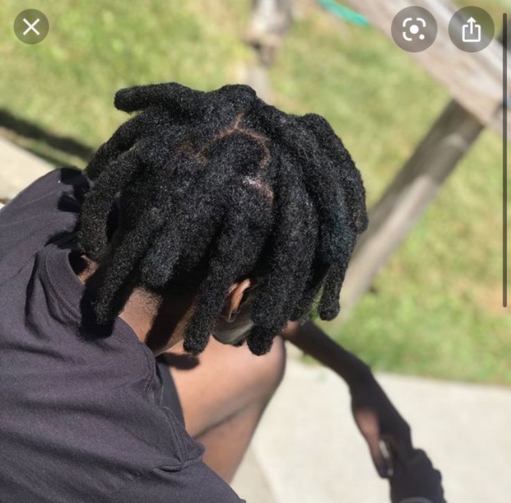 Wick Locs, Wicks Locs, Wicks Dreads, Black Hair Locs, Thick Dreads, Mens Dreadlock Styles, Dreads Short Hair, Freeform Dreads, Dread Hairstyles For Men