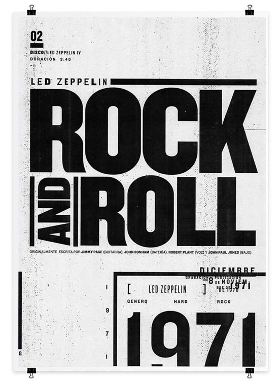 the poster for rock and roll