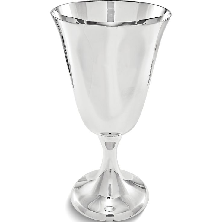 an empty glass on a white background