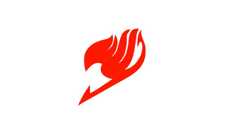 a red bird logo on a white background