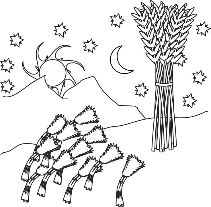 a black and white drawing of a tree with stars in the sky next to it