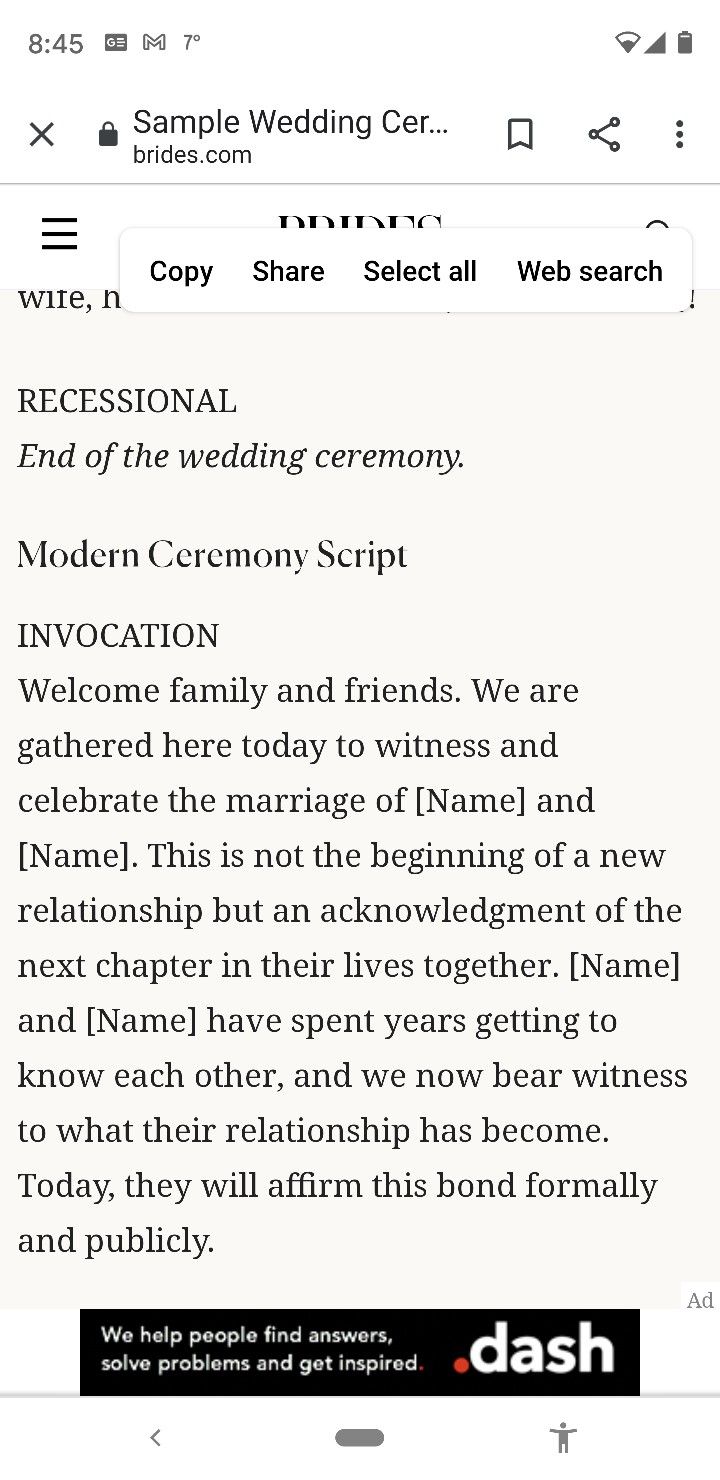 the screen shows an image of a wedding ceremony in english and spanish, with words that appear to be followed by someone else