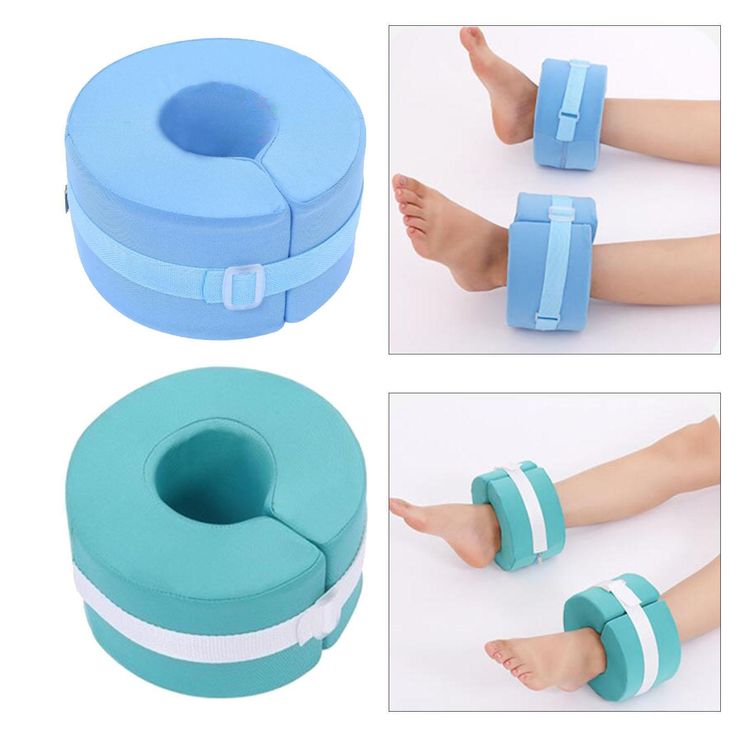 Store Home | Clothing, Shoes & Accessories | Crafts | Health & Beauty | Home & Garden | Baby | Dolls & Bears | Musical Instruments & Gear | Jewelry & Watches Foot Elevator Cushion Lightweight Sponge Donut Foam Heel Support Pillow Leg Rest    Description: Provides , firm support while relieving pressure on your foot, hand and ankle. Unique design promotes air circulation to help prevent pressure sores and ulcers. Lightweight sponge foam and doughnut design, comfortable and easy to wear. Comes with a fixing strap to keep it firm. You can use it when you are relaxing in bed or sitting down in your favorite chair. Suitable for person who has leg injuries, foot injuries, foot surgery, leg surgery, foot wounds, and etc. Specification: Material: cotton cloth sponge Body Area: Hand Foot Size Chart Doughnut Design, Feet Pillow, Donut Design, Leg Injury, Foot Injury, Leg Rest, Support Pillows, Donuts, Surgery